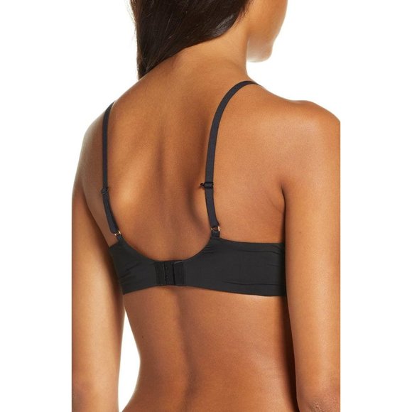 🆕 NATORI Minimal Contour UW Push Up Convertible T-Shirt Bra Black 34DD #727229 - Picture 3 of 12